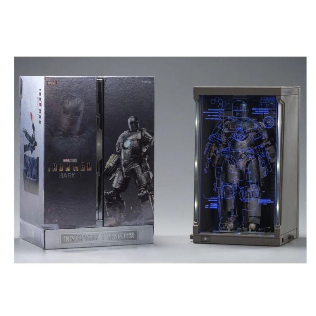 Iron Man Mk1 Hall Of Amour With Hologram Effect By Zd Toys
