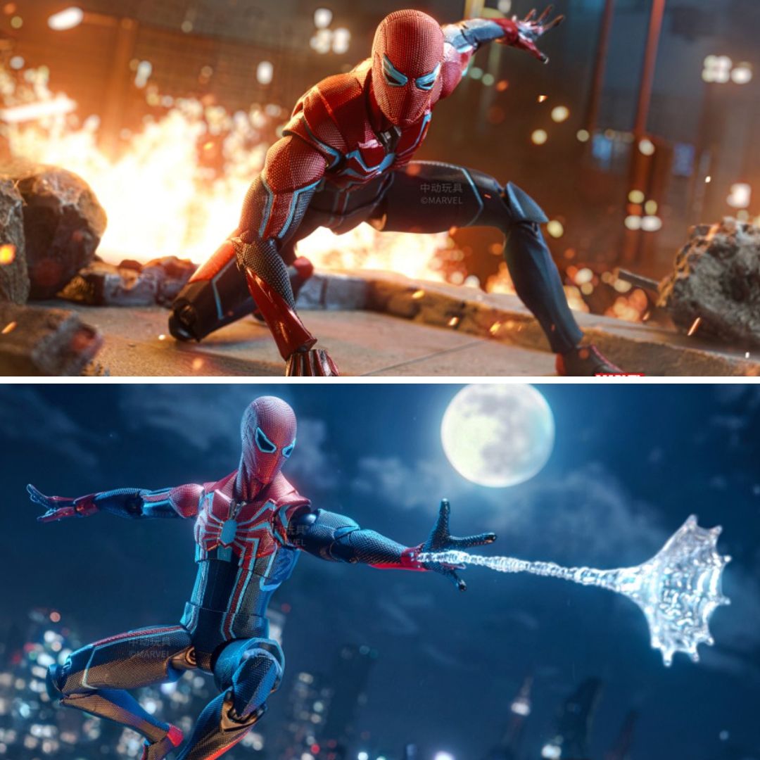 Spider-Man Velocity Suit  Action Figure By Zd Toys