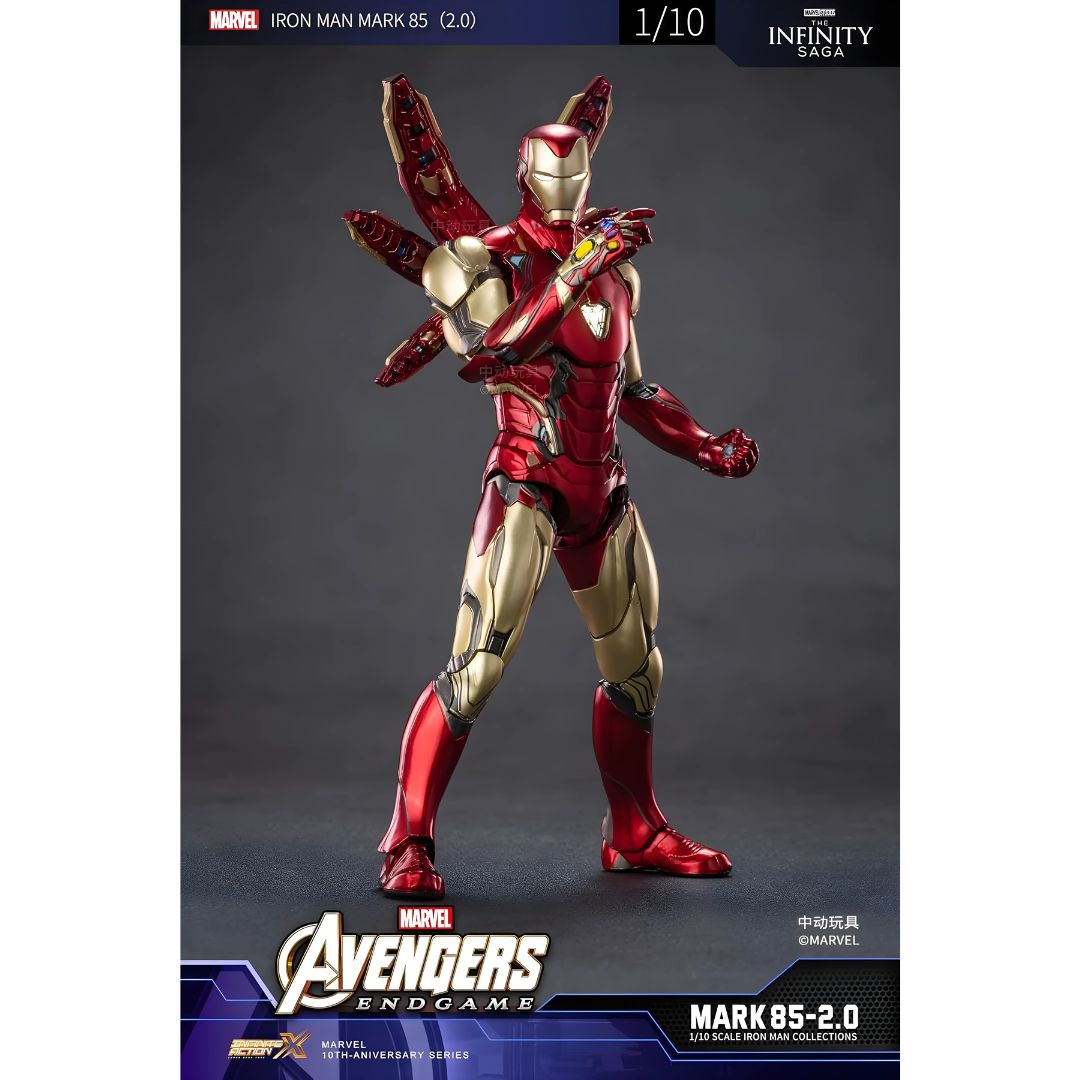 Iron Man Mk85 With Lighting Functionaction Figure By Zd Toys