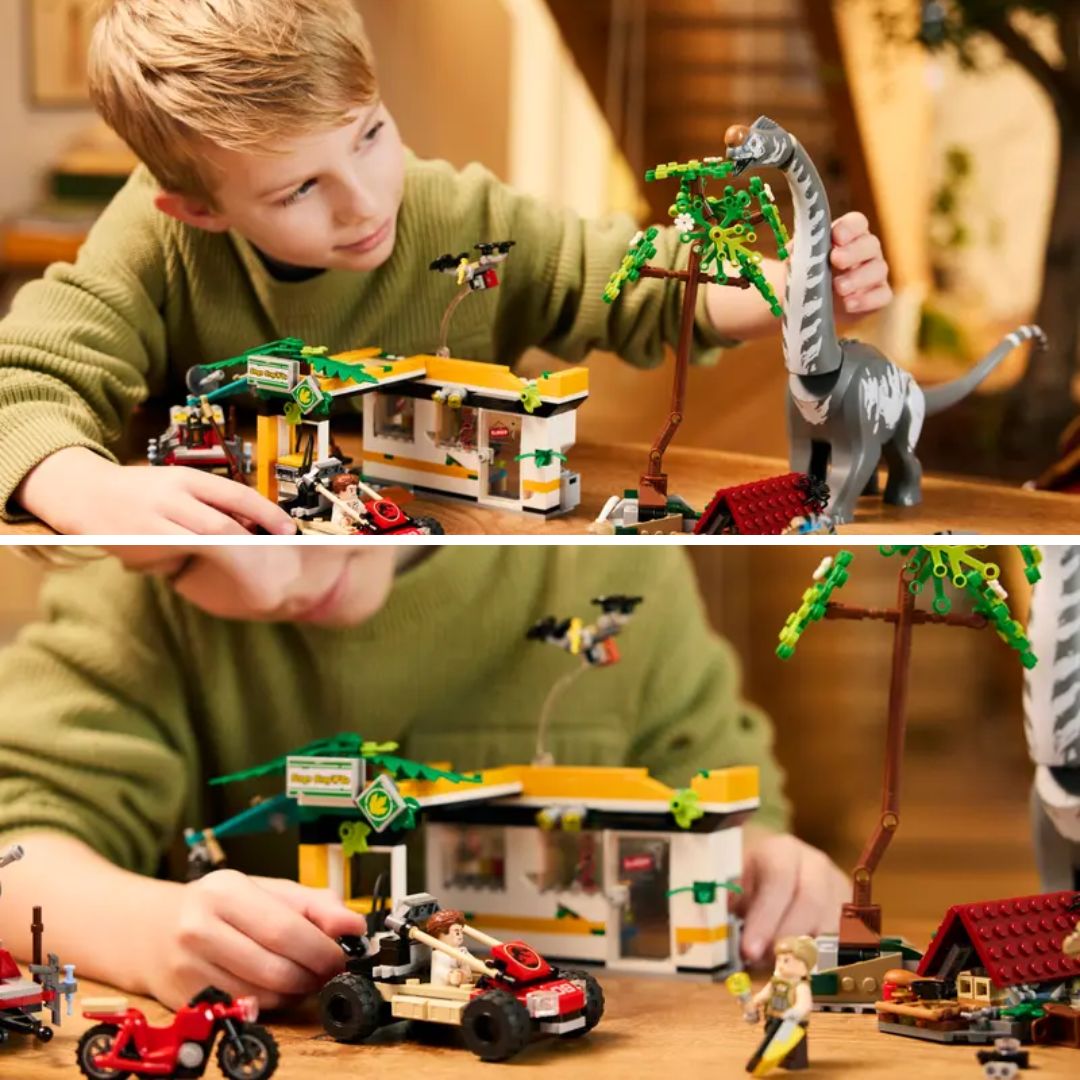 Jurassic Park Jurassic World Raptor & Titanosaurus Tracking Mission By Lego -Lego - India - www.superherotoystore.com