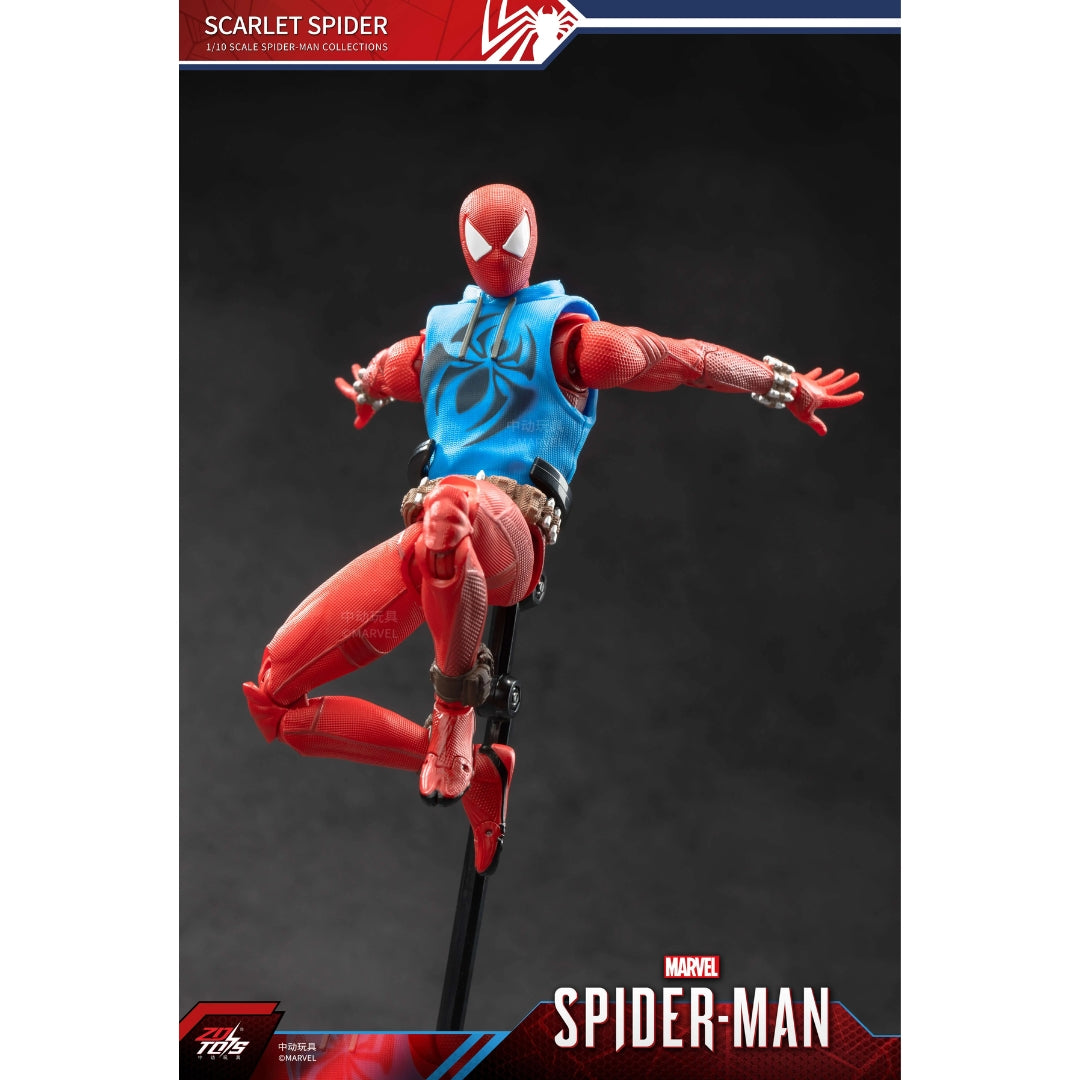 Spider-Man Scarlet Spider Action Figure By Zd Toys