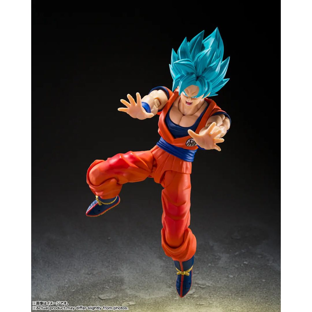 Dragon Ball Z Son Goku (Blue Power Transcending Limits) SHF By Tamashii Nations