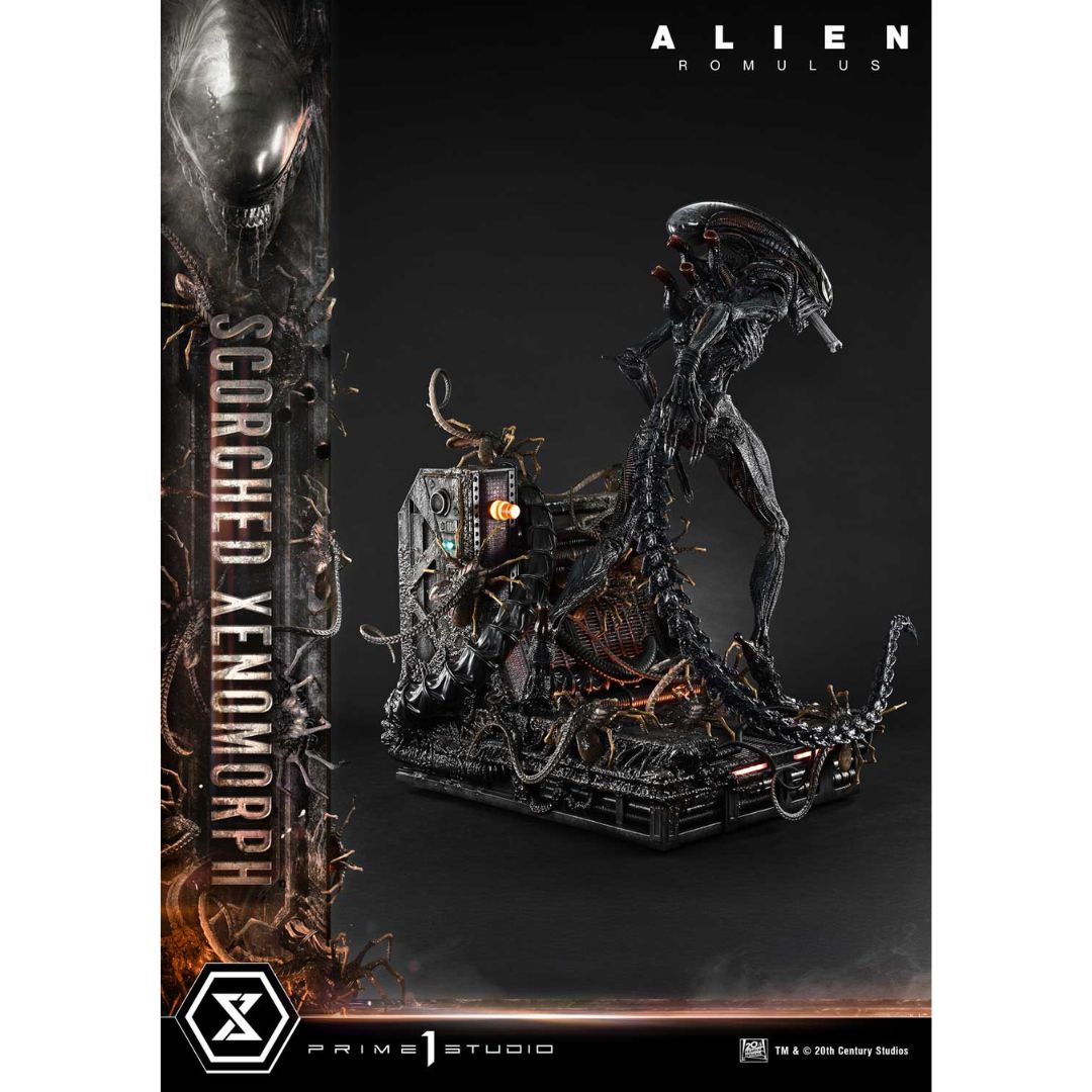 Alien: Romulus Scorched Xenomorph Deluxe Statue By Prime1 Studios -Prime1 Studios - India - www.superherotoystore.com