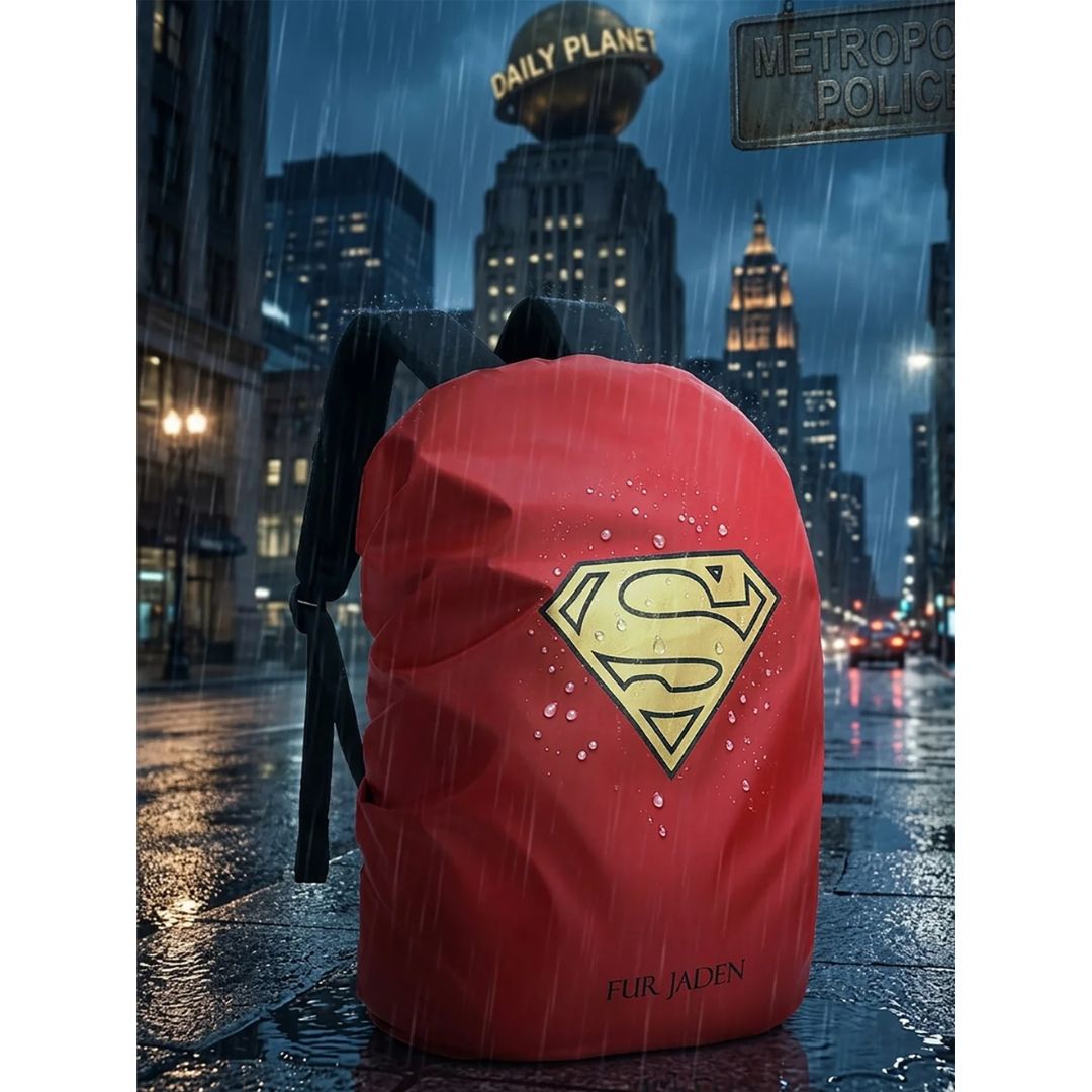 The Rainproof Cape Red By Fur Jaden