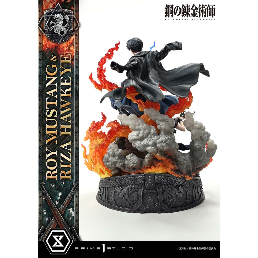 Fullmetal Alchemist Roy Mustang & Riza Hawkeye Dx Regular Version statue By Prime1 Studios -Prime 1 Studio - India - www.superherotoystore.com