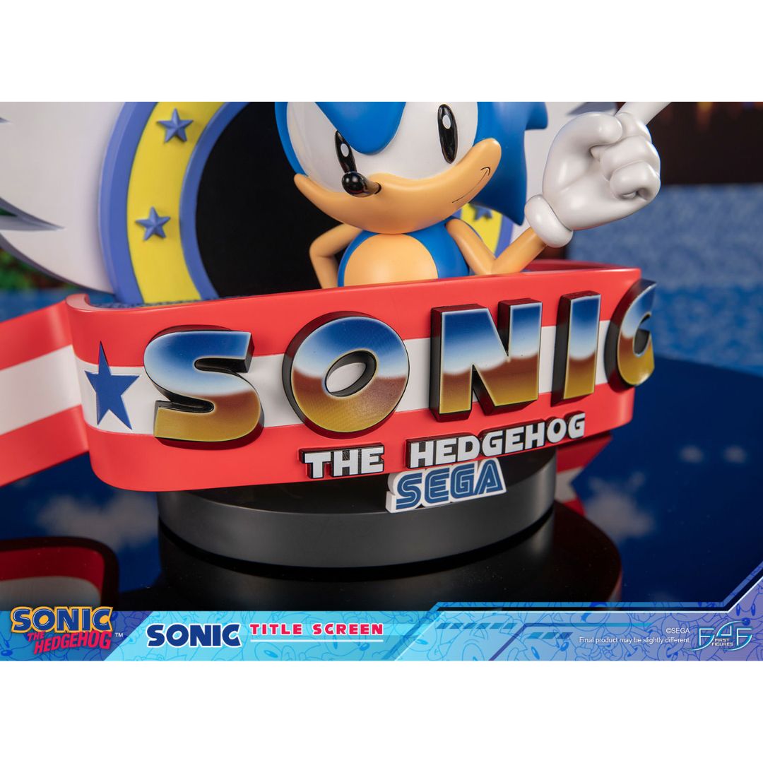 Sonic Title Screen By First 4 Figures -First 4 Figures - India - www.superherotoystore.com