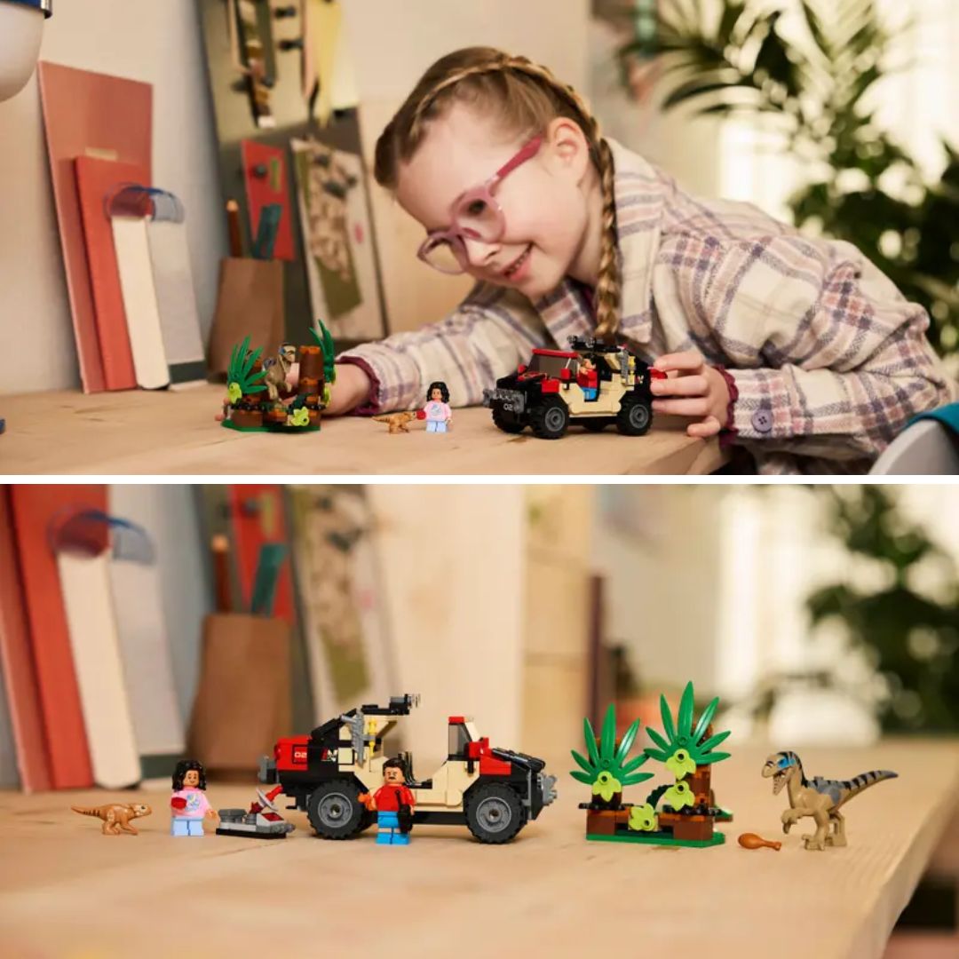 Jurassic Park Raptor Off-Road Escape By Lego -Lego - India - www.superherotoystore.com