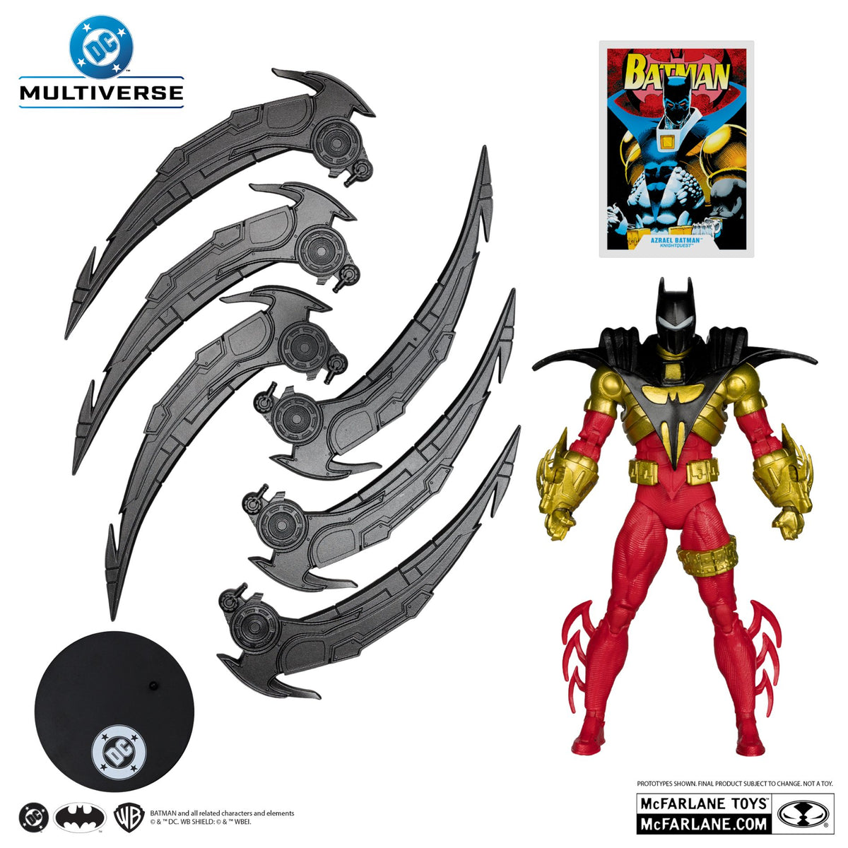 Azrael Batman (Knightquest) Action Figure By Mcfarlane Toys -McFarlane Toys - India - www.superherotoystore.com