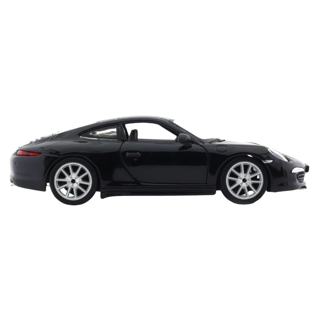 Porche 911 Black 1:24 Scale Die-Cast Car by Bburago -Bburago - India - www.superherotoystore.com