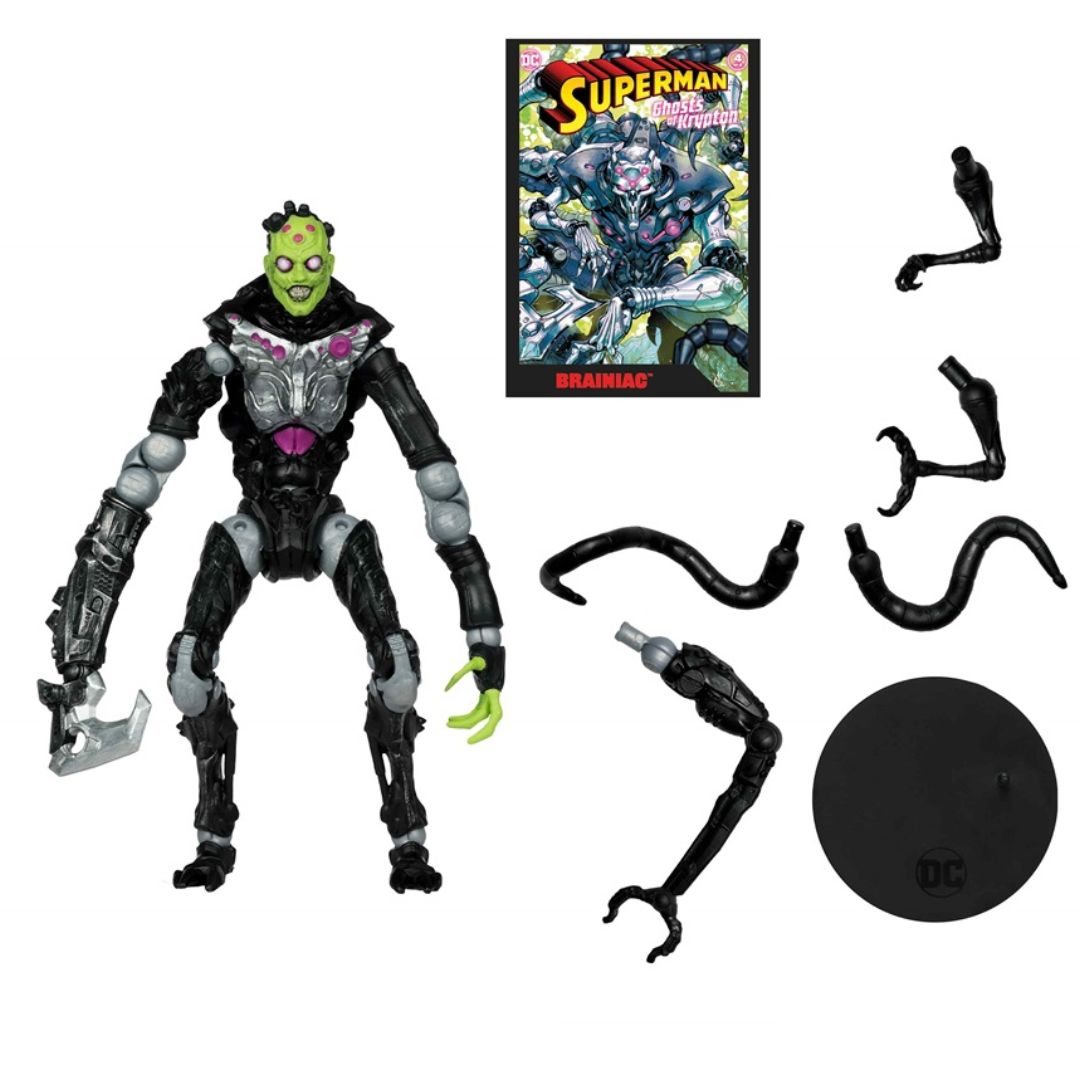 DC Comics - Superman Wave 5 - Brainiac (Gold Label) By Mcfarlane Toys -McFarlane Toys - India - www.superherotoystore.com