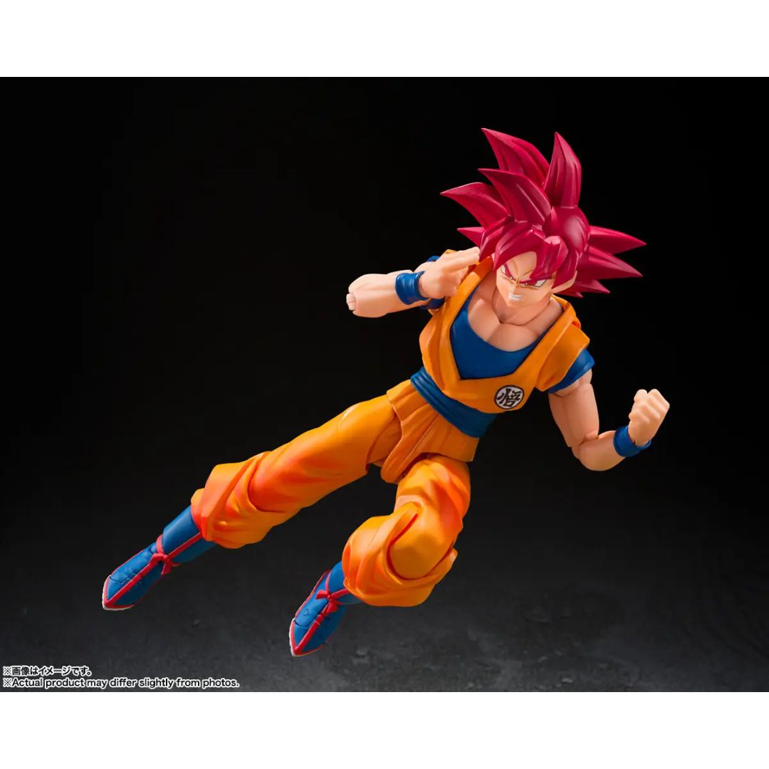 Dragon Ball Z Super Saiyan God Son Goku (God Aura) S.H.Figuarts By Tamashii Nations