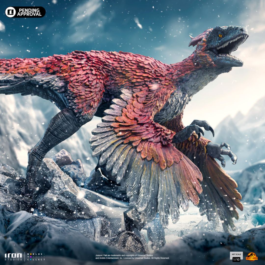 Pyroraptor Statue By Iron Studios -Iron Studios - India - www.superherotoystore.com