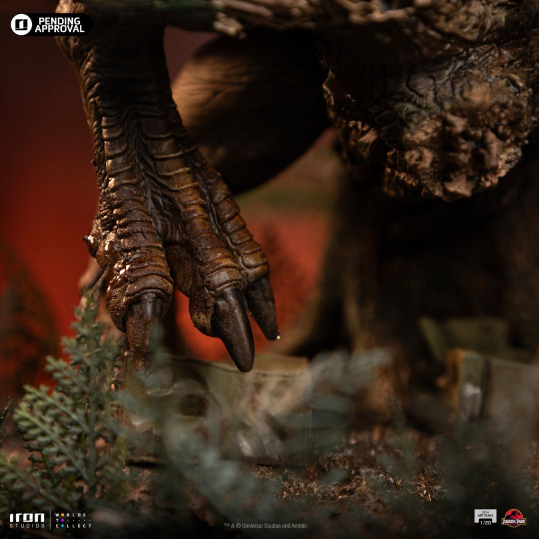 T-Rex Chase Demi Art Statue By Iron Studios -Iron Studios - India - www.superherotoystore.com