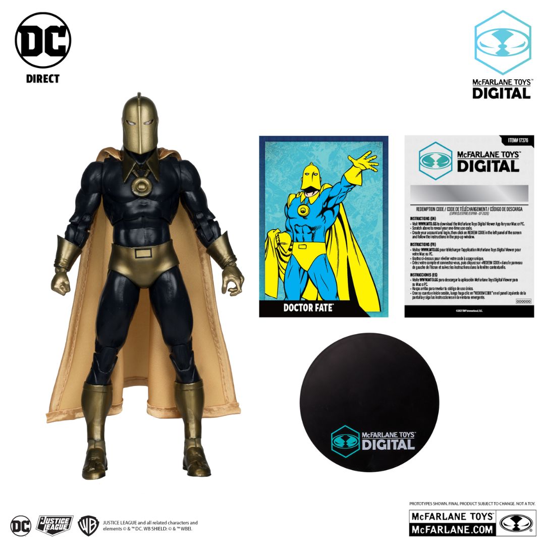 Dr. Fate (Silver Age) DC Mcfarlane Digital Action figure By Mcfarlane Toys (Platinium Edition) -McFarlane Toys - India - www.superherotoystore.com