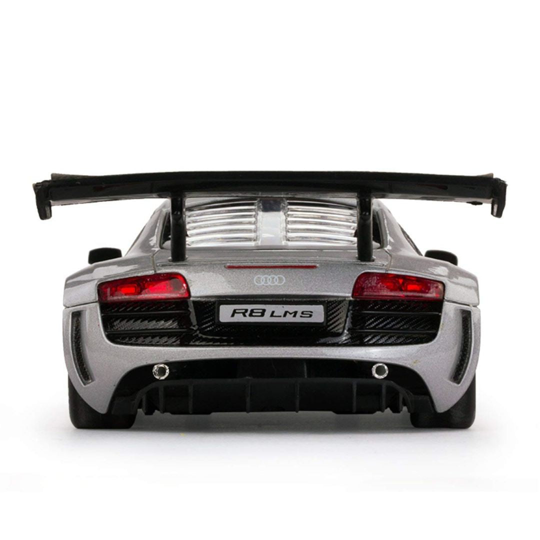 Silver Audi R8 1:24 Scale Die-Cast Car By Rastar -Rastar - India - www.superherotoystore.com