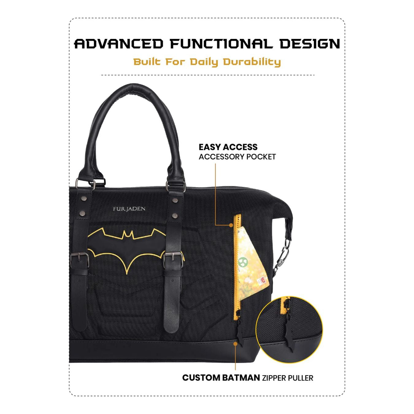 The Caped Crusader Duffle By Fur Jaden