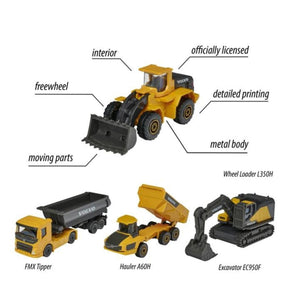 Construction Series 4 Pack by Majorette -Majorette - India - www.superherotoystore.com