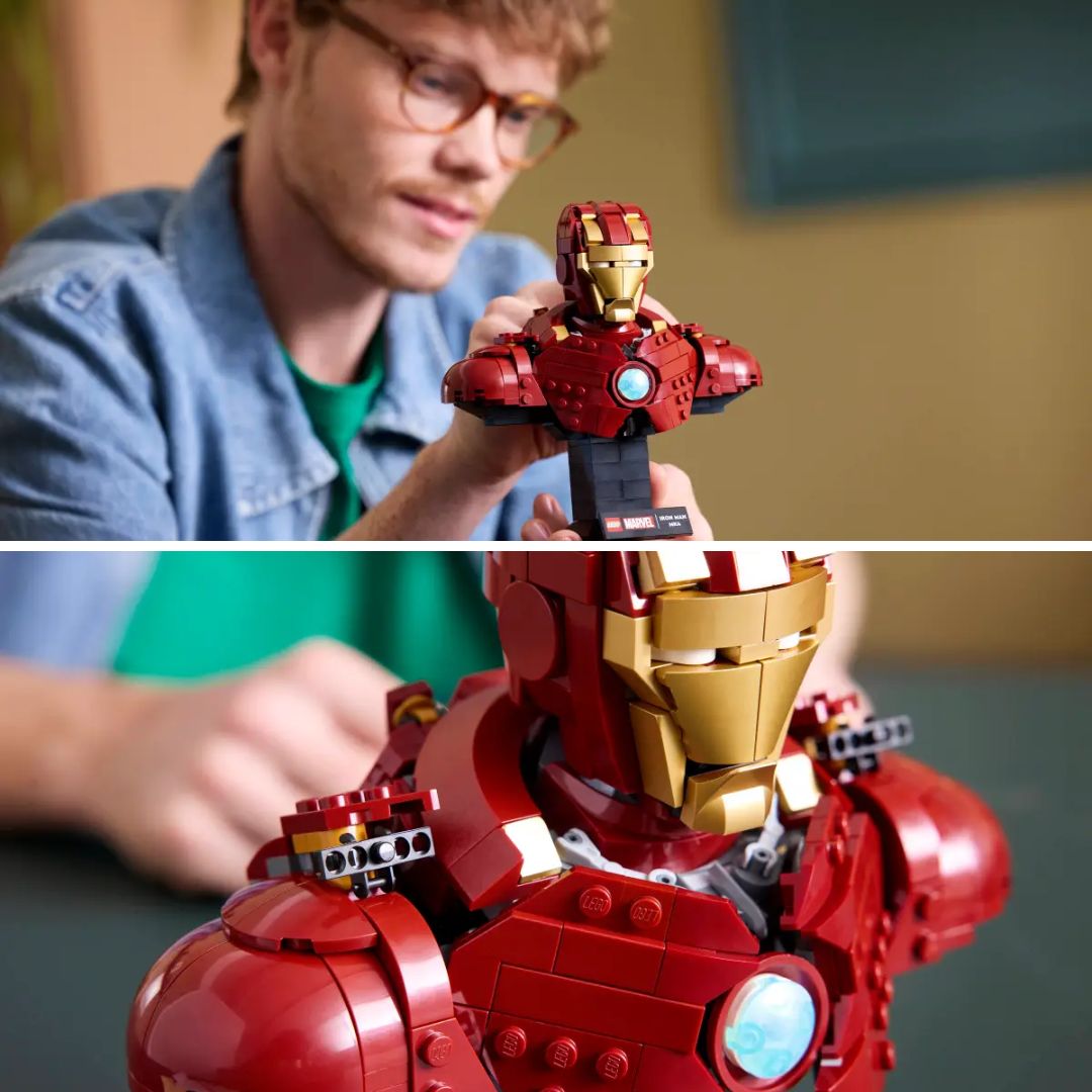 Iron Man Mk4 Bust By Lego -Lego - India - www.superherotoystore.com