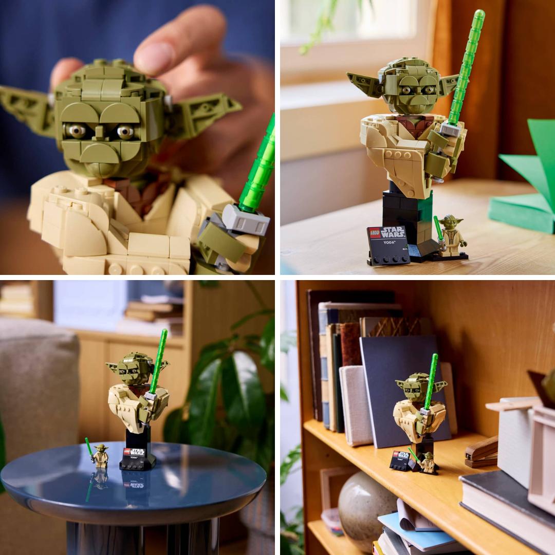 Star Wars Yoda Bust By Lego -Lego - India - www.superherotoystore.com