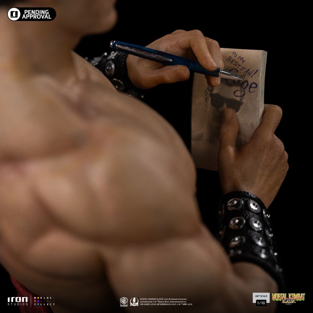 Mortal Kombat Johnny Cage Art Statue  By Iron Studios