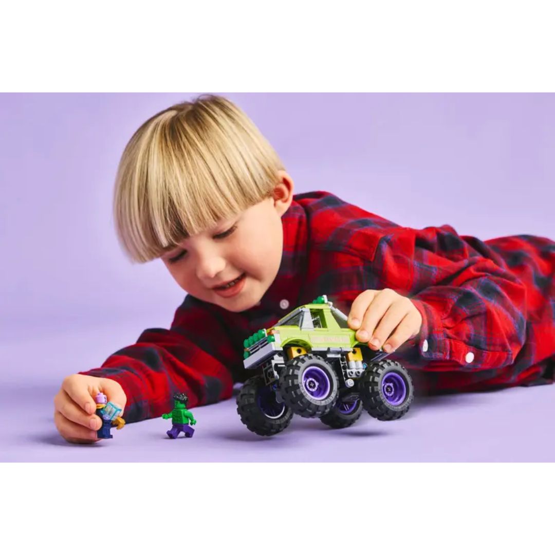 Super Heroes Marvel The Hulk Truck Vs. Thanos By Lego -Lego - India - www.superherotoystore.com