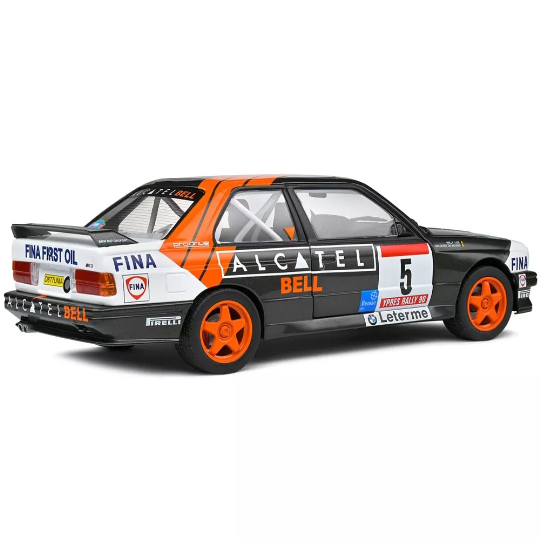 Black 1990 BMW M3 E30 Gr A Rally Ypres 1:18 Scale die-cast car by Solido -Solido - India - www.superherotoystore.com