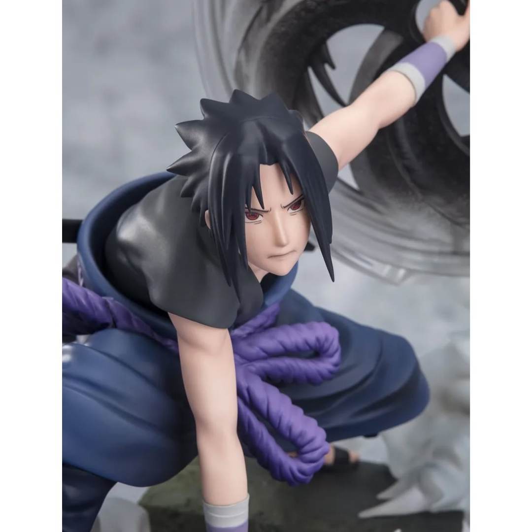 Naruto: Shippuden Sasuke Uchiha The Light & Dark of the Mangekyo Sharingan FiguartsZERO Extra Battle Statue by Bandai -Tamashii Nations - India - www.superherotoystore.com