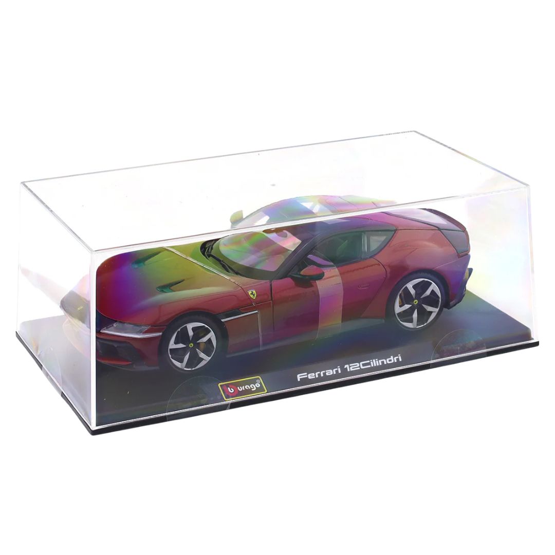 Red Ferrari 12Cilindri in Hard Case 1:24 Scale Die-Cast Car by Bburago