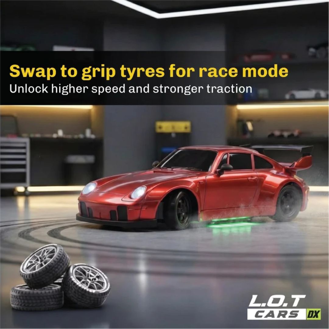 Flare – Remote Control Drifter 1:24 Scale Red Car By Legend Of Toys