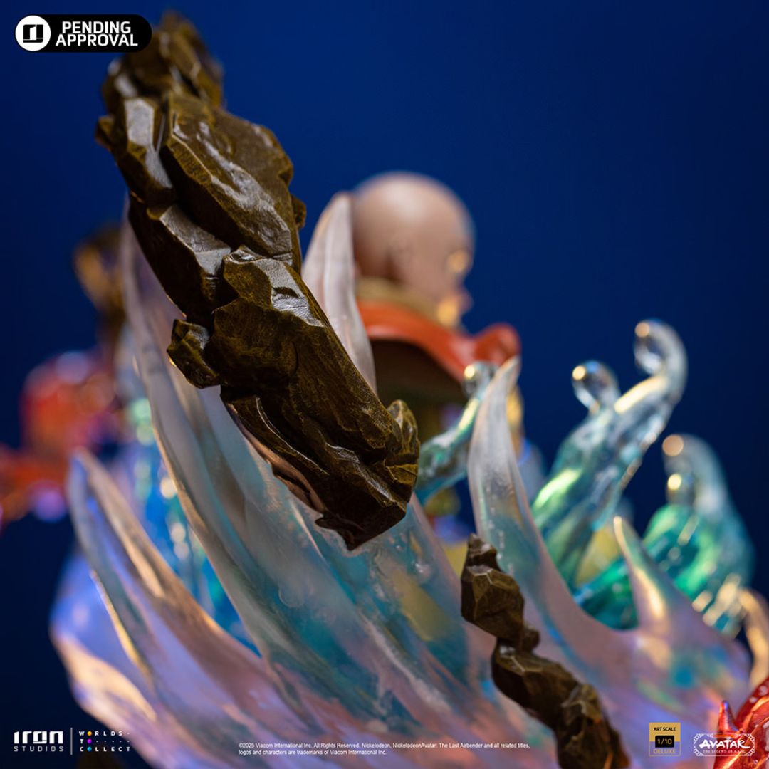 Aang Avatar Statue By Iron Studios