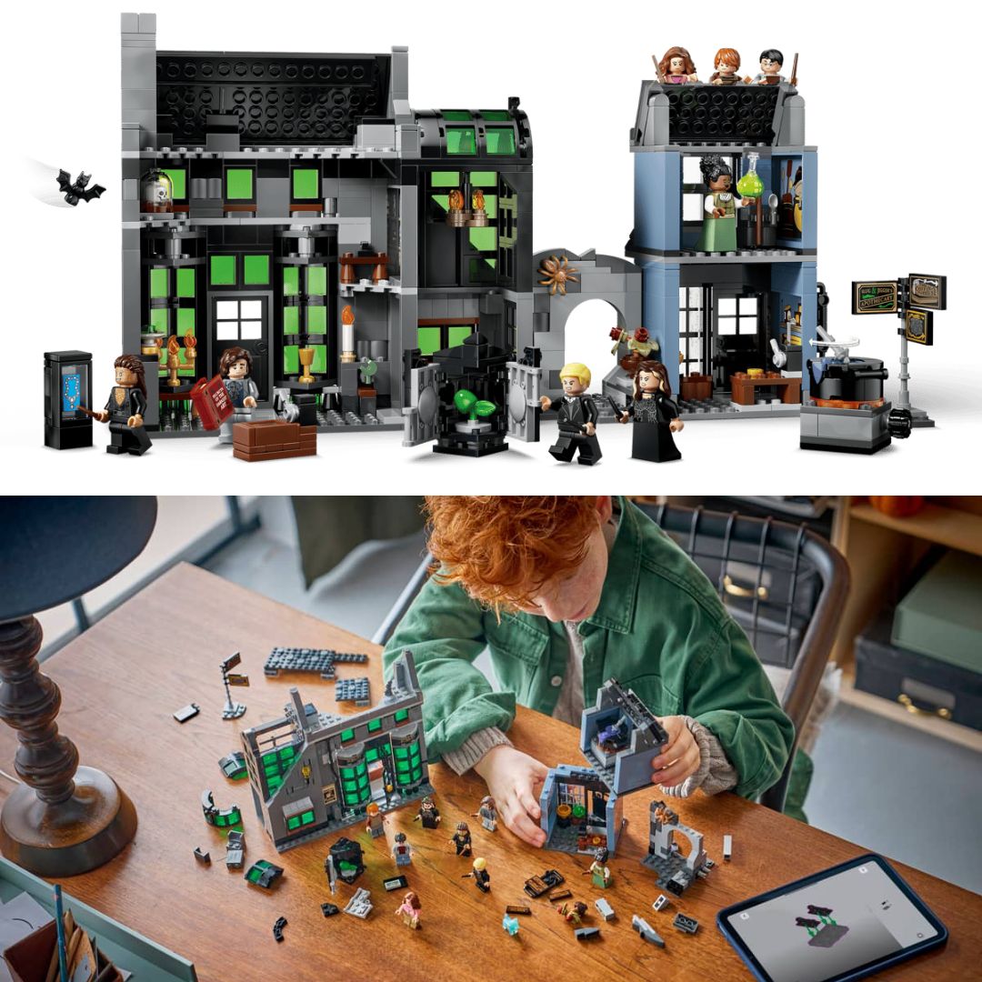 Harry Potter Knockturn Alley Wizarding Shops By Lego