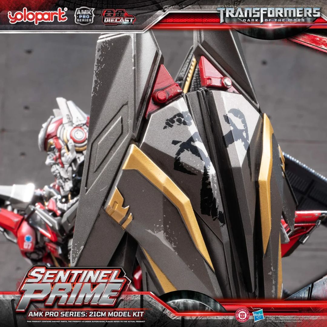 Transformers: Dark Of The Moon: Amk Pro Series Sentinel Prime Collection Edition Model Kit By Yolo Park