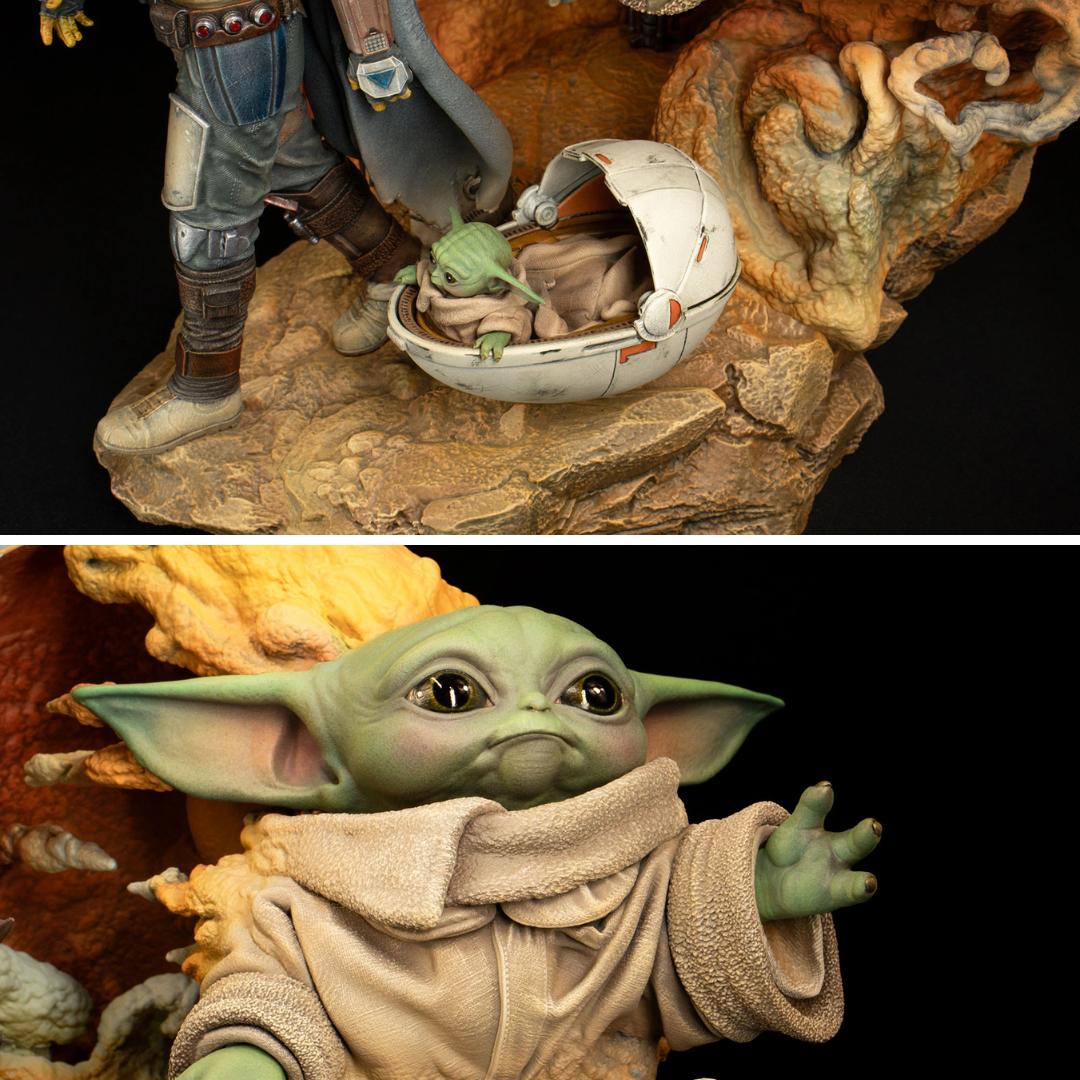 The Mandalorian Fine Art Statue By Pcs Collectibles -PCS Collectibles - India - www.superherotoystore.com