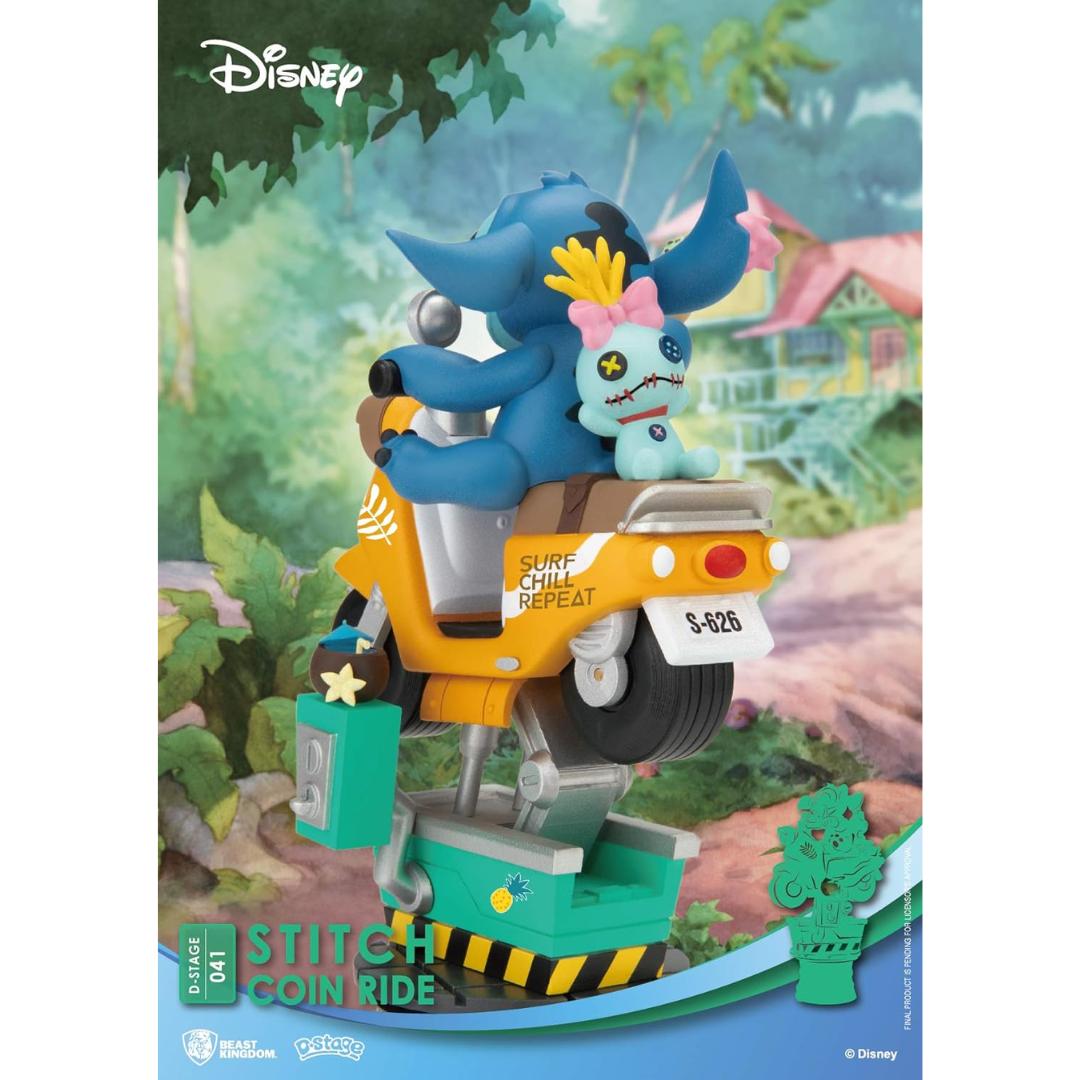 Lilo & Stitch Coin Ride DS-041 D-Stage 6-Inch Statue by Beast Kingdom -Beast Kingdom - India - www.superherotoystore.com