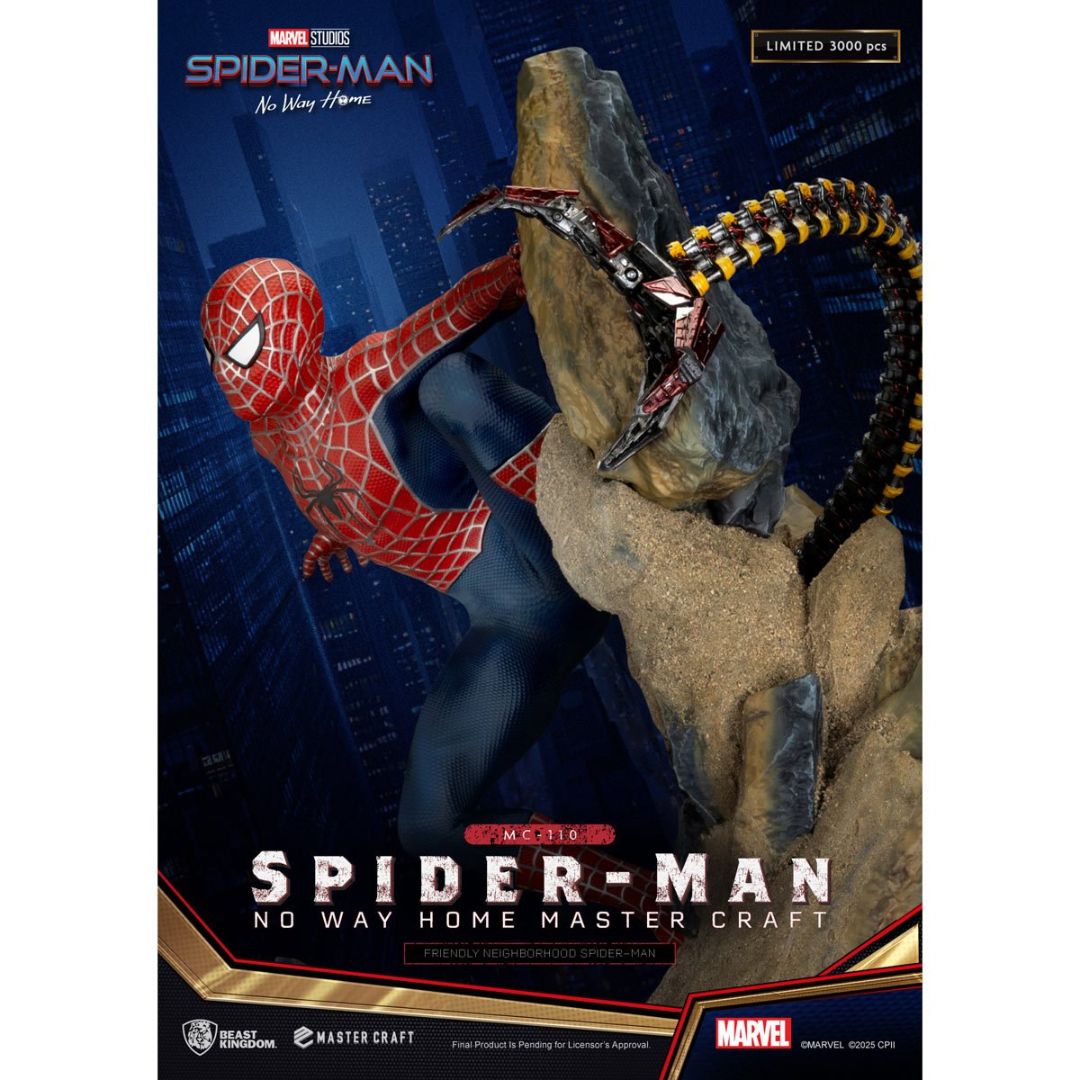 Spider-Man: No Way Home Friendly Neighborhood Spider-Man Master Craft Statue By Beast Kingdom -Beast Kingdom - India - www.superherotoystore.com