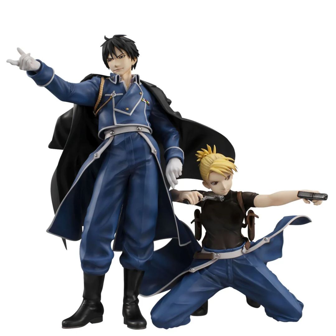 Precious G.E.M. Fullmetal Alchemist Roy Mustang & Liza Hawkeye By Megahouse -Megahouse - India - www.superherotoystore.com