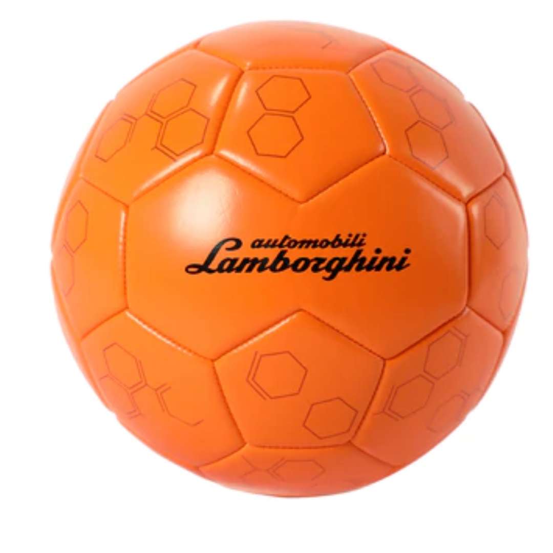 LAMBORGHINI PVC SOCCER BALL MACHINE STITCHED- ORANGE Size 5 by Mesuca -Mesuca - India - www.superherotoystore.com