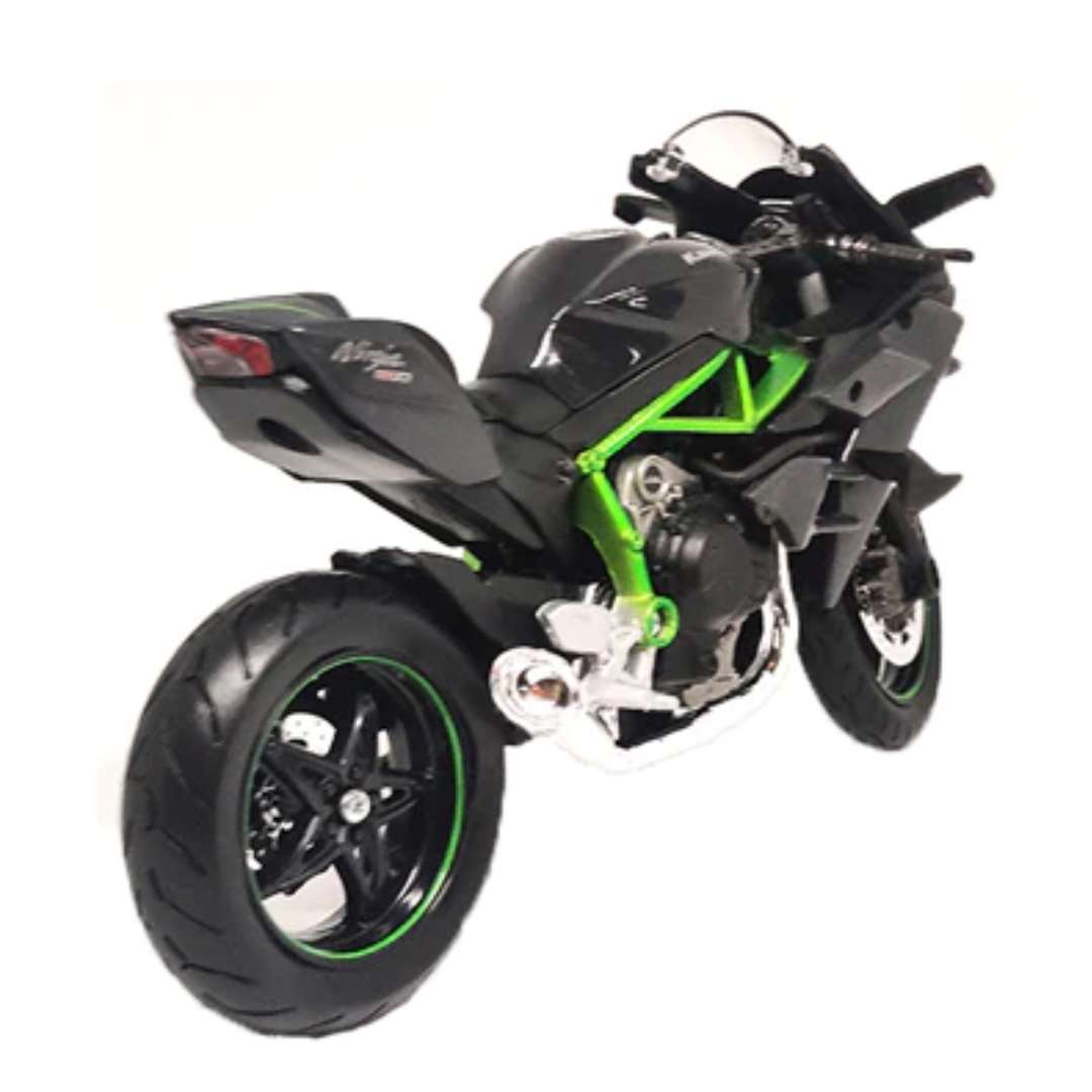 Black Kawasaki Ninja H2 R Die-cast Bike By Maisto -Maisto - India - www.superherotoystore.com