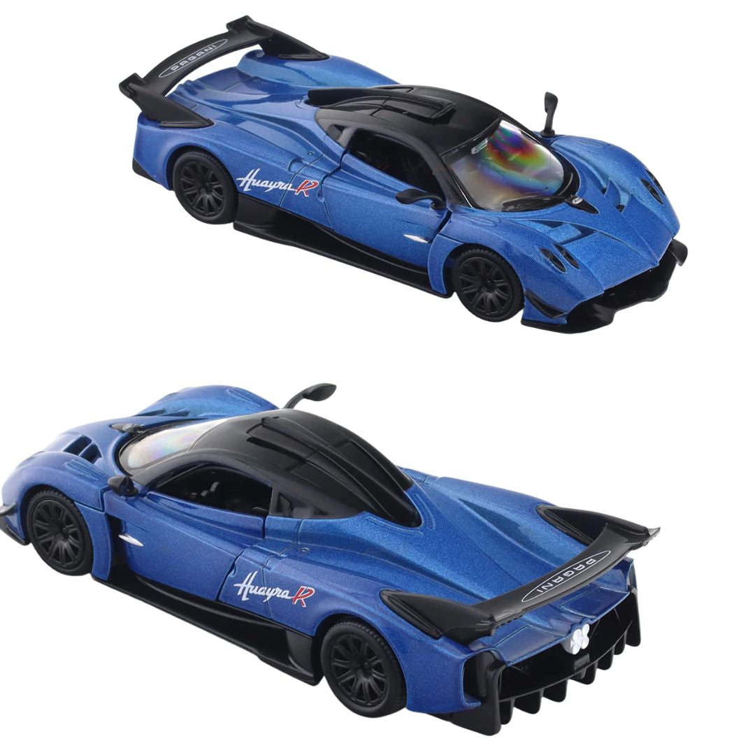 Blue Pagani Huayra R 1:43 Scale Die-Cast Car By RMZ