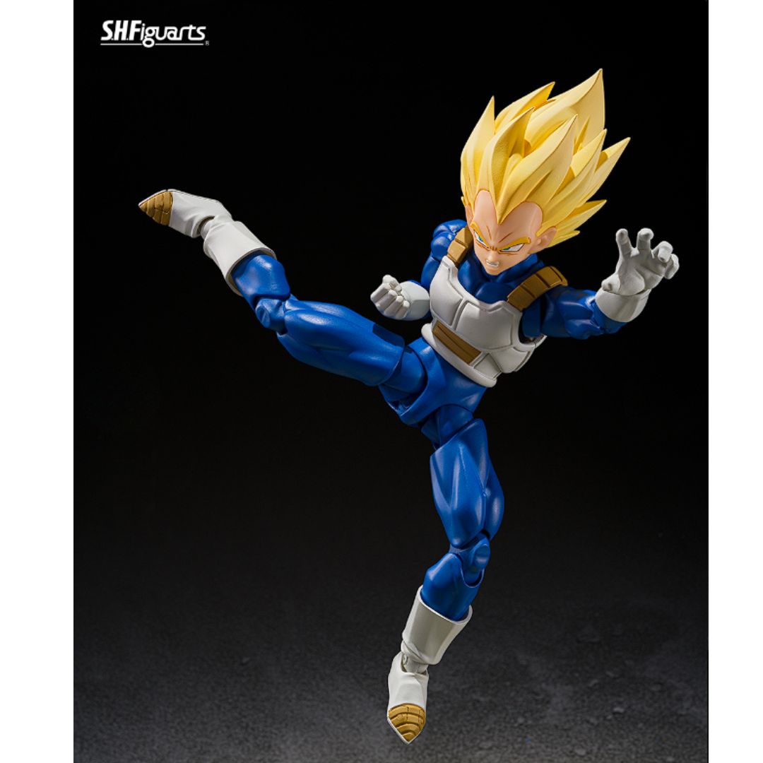 Dragon Ball Z Super Saiyan Vegeta Dangerous Pride S.H.Figuarts Action figure By Tamashii Nations -Tamashii Nations - India - www.superherotoystore.com