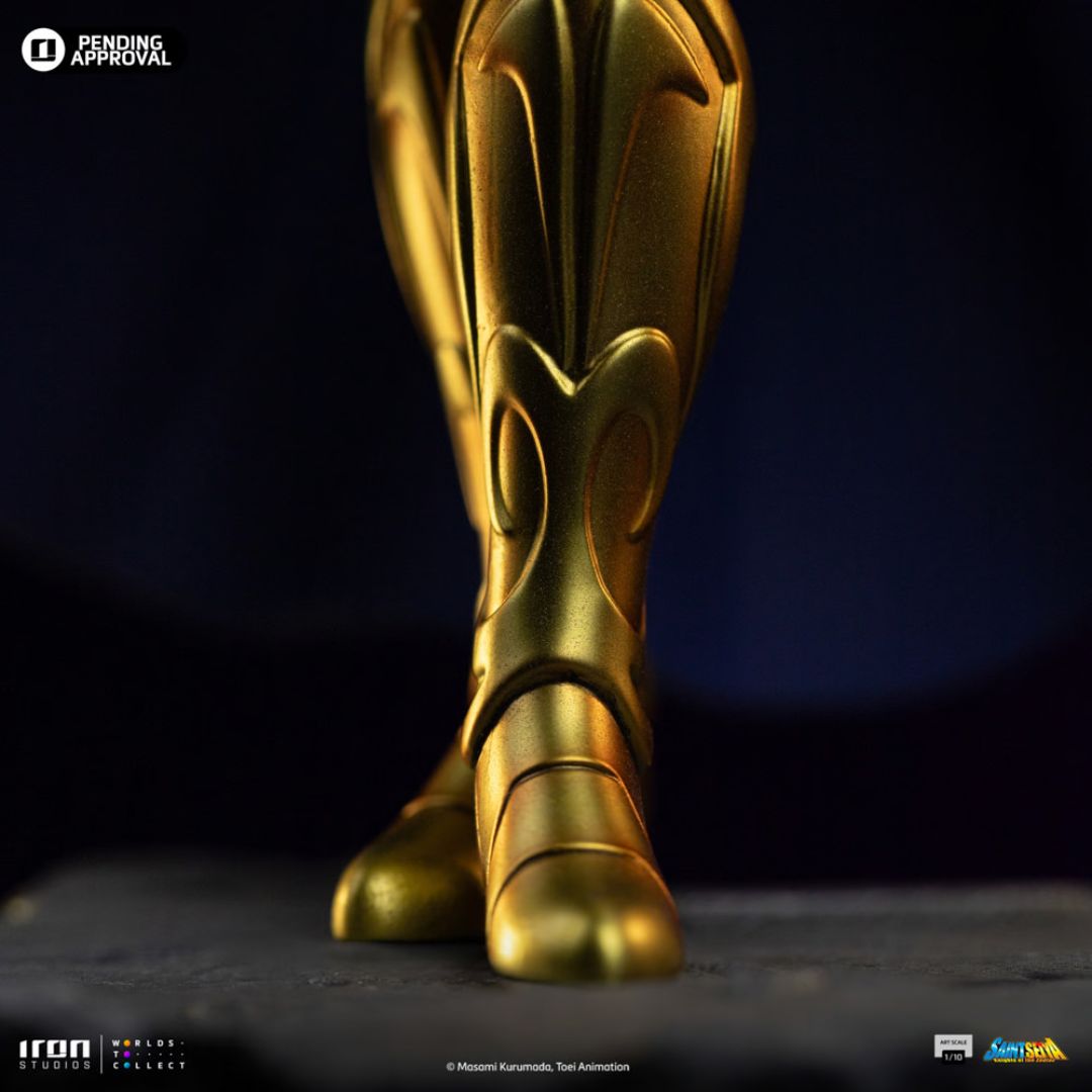 Aries Mu Statue By Iron Studios