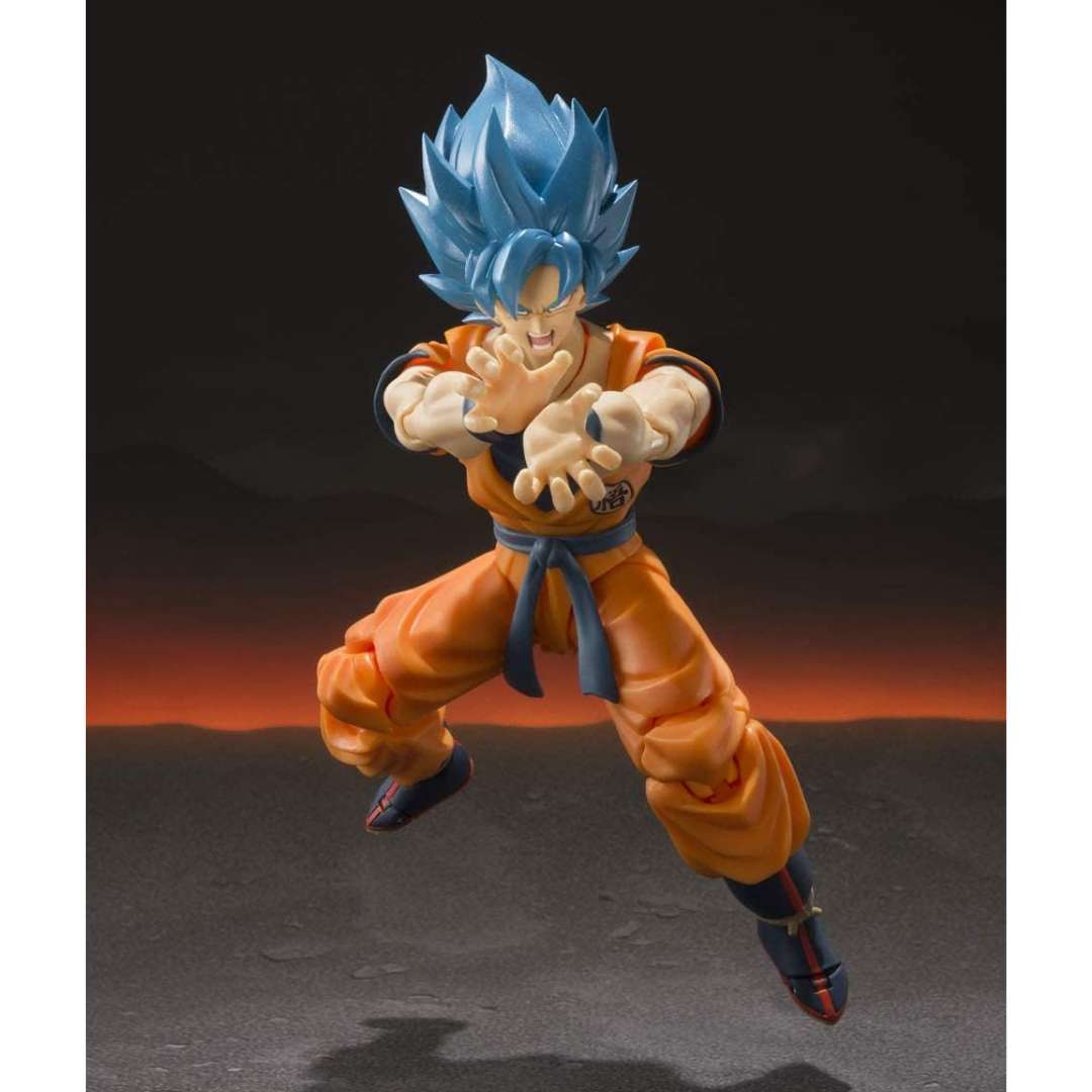 Dragon Ball Z SUPER SAIYAN GOD SUPER SAIYAN SON GOKU S.H.Figuarts Figure by Bandai -Tamashii Nations - India - www.superherotoystore.com