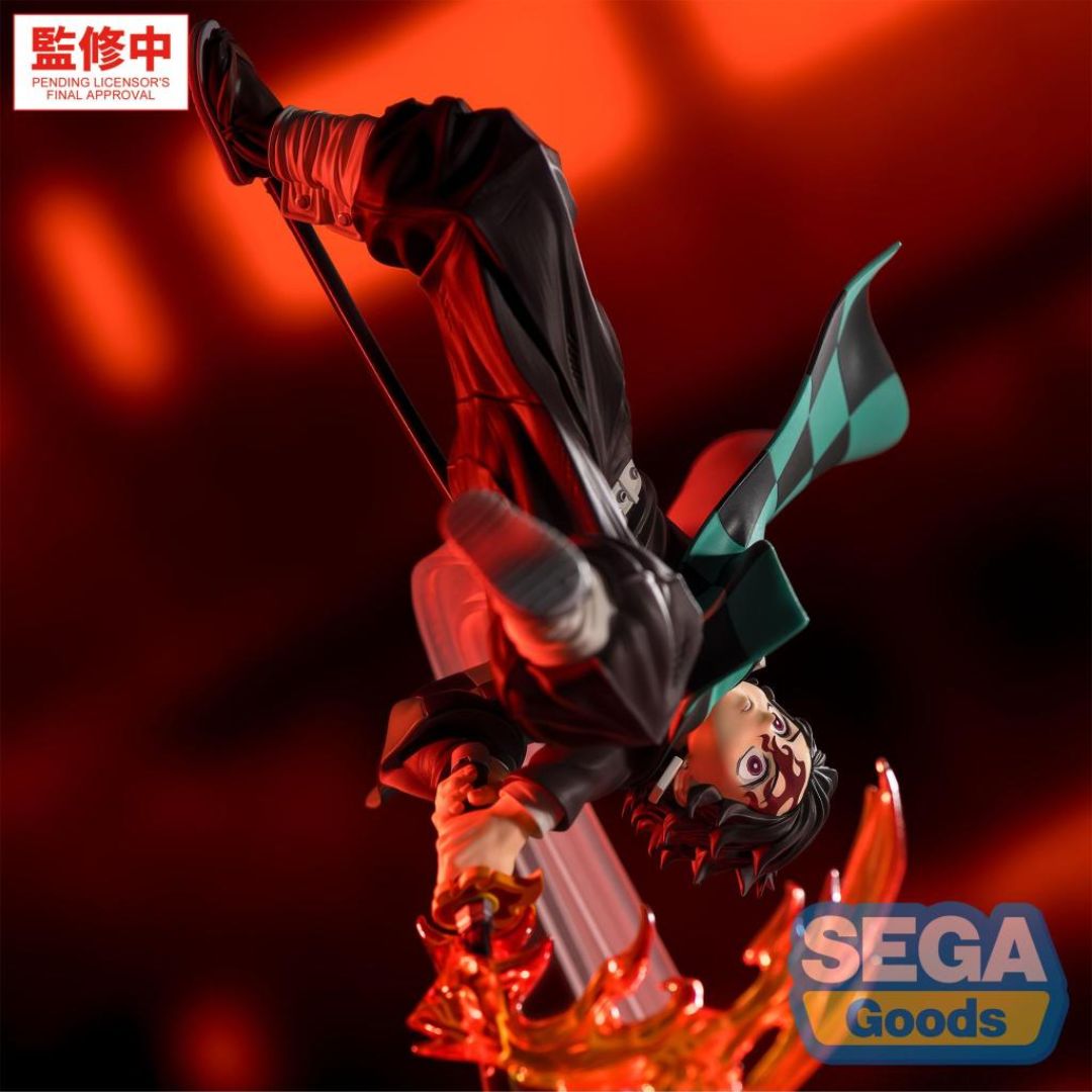 Luminasta Anime "Demon Slayer: Kimetsu No Yaiba" -Tanjiro Kamado- Hinokami Kagura Setting Sun Transformation By Sega Goods