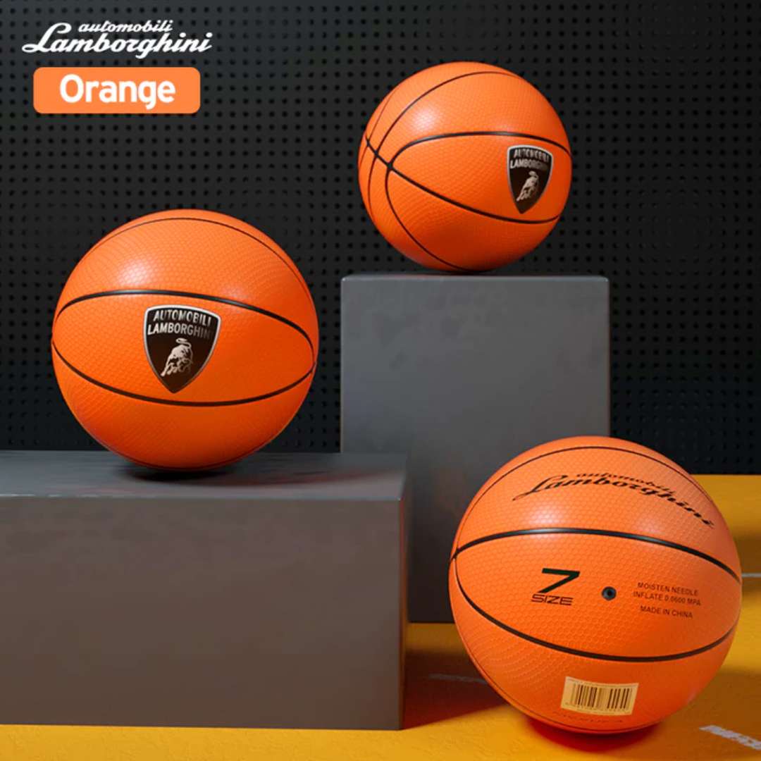 LAMBORGHINI BASKET BALL- ORANGE Size 7 by Mesuca -Mesuca - India - www.superherotoystore.com