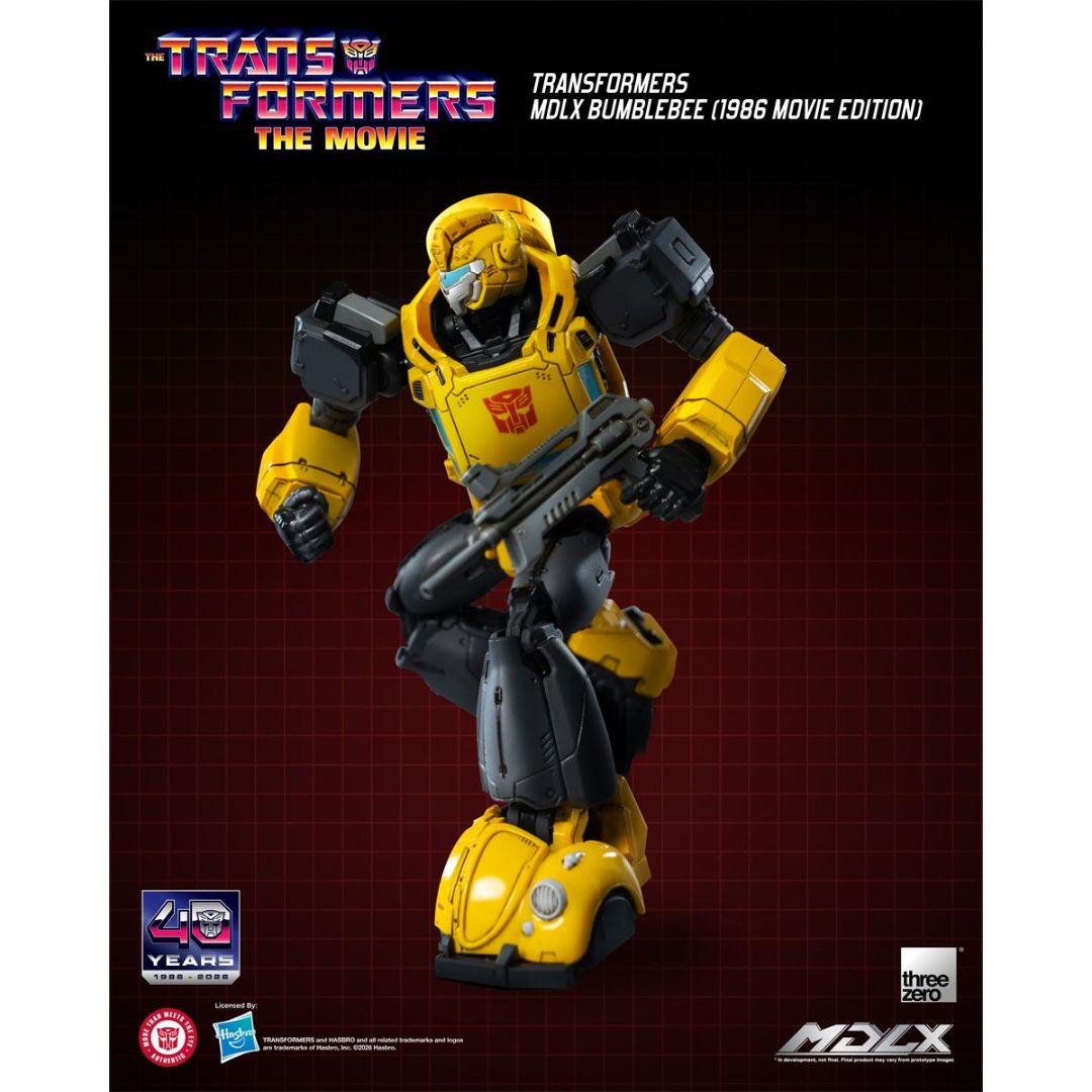 Transformers Bumblebee 1986 Movie Edition Mdlx Action Figure By Threezero