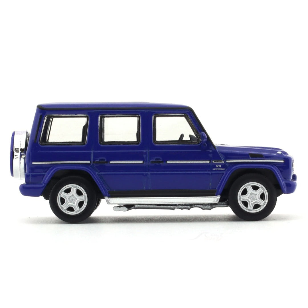Blue Mercedes-Benz G55 AMG 1:64 Kyosho 1:64 Scale die-cast car by Kyosho -Kyosho - India - www.superherotoystore.com