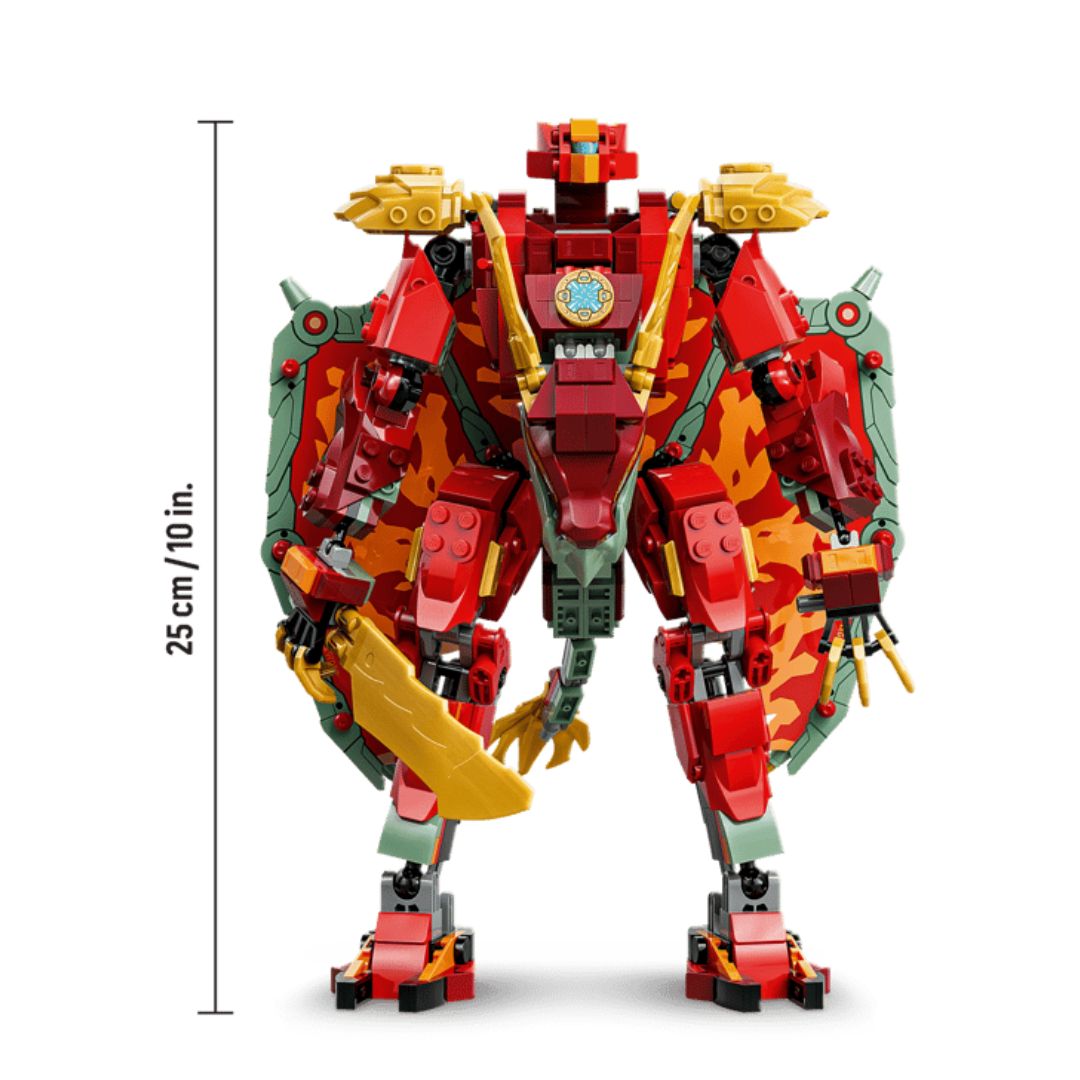 Ninjago Wyldfyre'S Transforming Dragon Mech By Lego