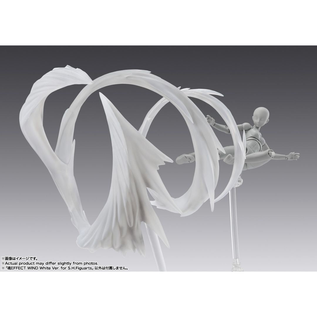 Tamashii Effect Wind White Ver. For S.H.Figuarts By Tamashii Nations