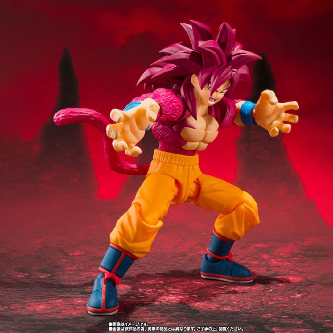 Dragon Ball Z Super Saiyan 4 Son Goku Daima S.H.Figuarts By Tamashii Nations -Bandai - India - www.superherotoystore.com
