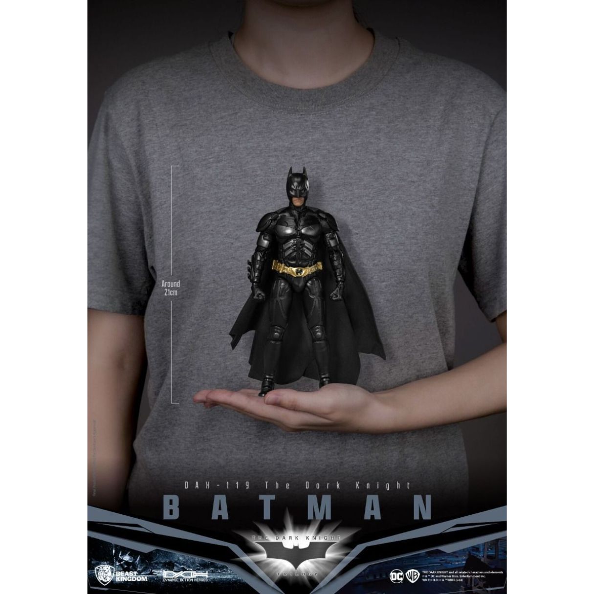 DAH-119 Batman action Figure (The Dark Knight) by Beast Kingdom -Beast Kingdom - India - www.superherotoystore.com